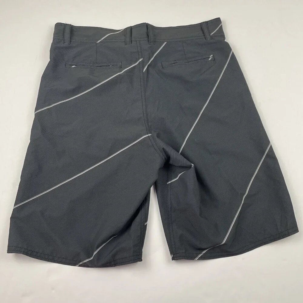Adidas Hybrid Active Shorts Men’s  34 Performance Poly Stretch Lightweight Black